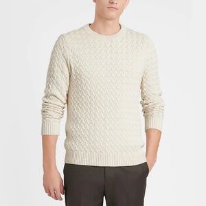 Banana Republic Men’s Supima Cotton Cable Sweater